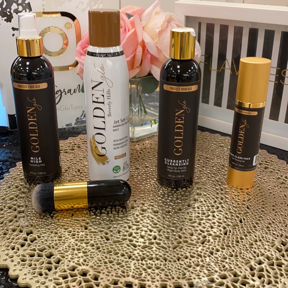 Golden glo Jet Set Glo self tanning kit - Picture 1 of 4